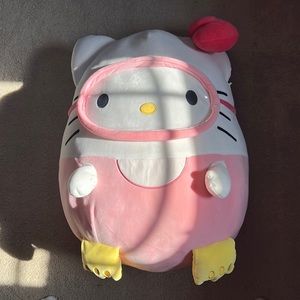 Squishmallow Sanrio Hello KittyScuba Mask 20 Inch Plush